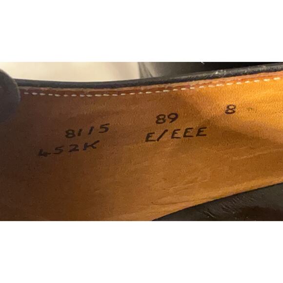 Lloyd & Haig Custom Built Black Leather Monk Strap Shoes Size: 8/9 US - Picture 6 of 13